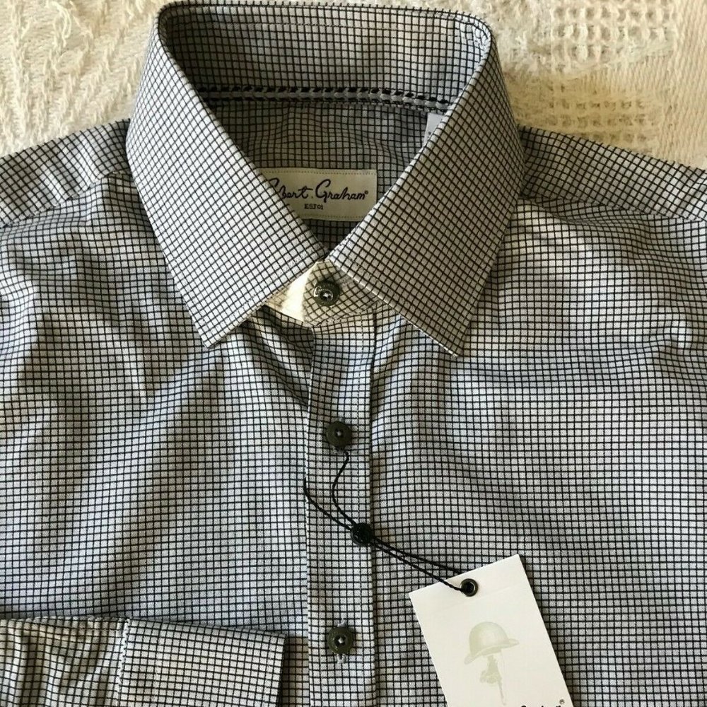 ROBERT GRAHAM {38/15} "NICKY" Long Sleeve Button Down Shirt